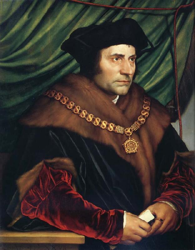 Hans holbein the younger Sir thomas more oil painting image